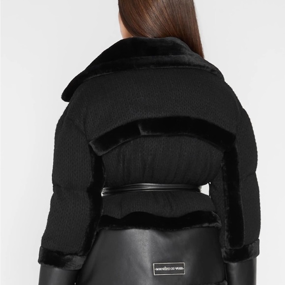 Maniere De Voir Limited Edition Knit and Plush Jacket and belt - size S/M NEW. - Picture 3 of 6